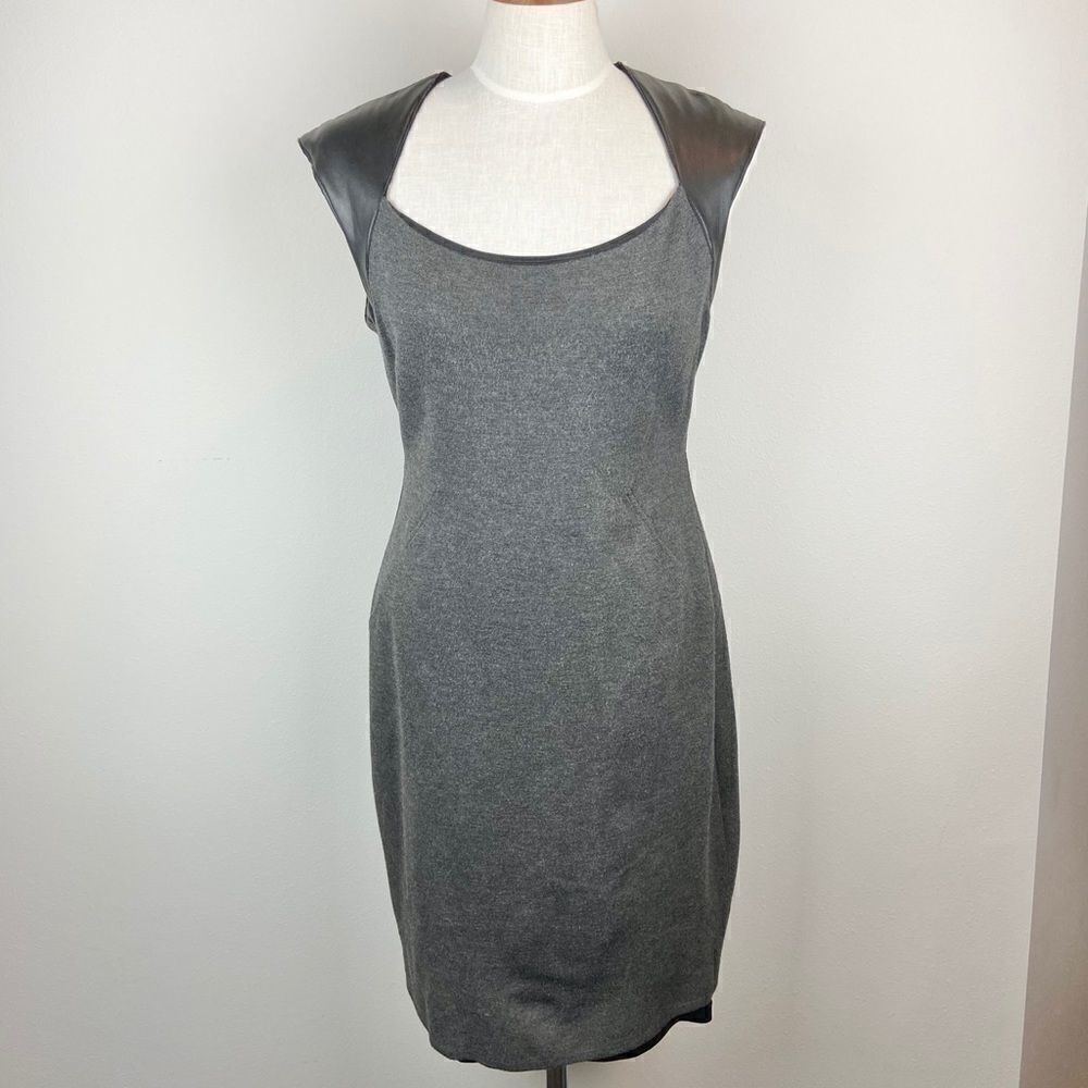 Bailey 44 Faux Leather Sheath Dress - Picture 2 of 7